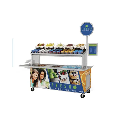 LTI MPC-74 Molded Fiberglas Multipurpose Cart - 74-3/8"W x 30"D x 34"H