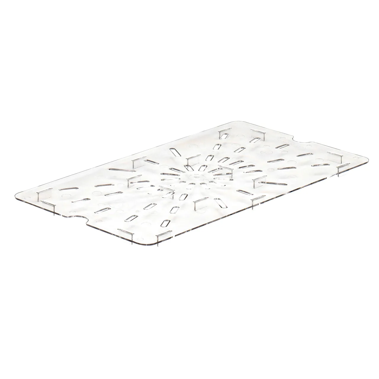 Cambro 10CWD135 Camwear Drain Shelf – Full‑Size Polycarbonate Rack, Clear, Fits 12CW‑18CW Units