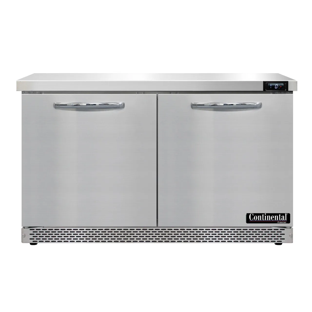 Continental Refrigerator SWF48N-FB 48" 2-Section Worktop Freezer w/ 2 Doors, 13.4 cu. ft.