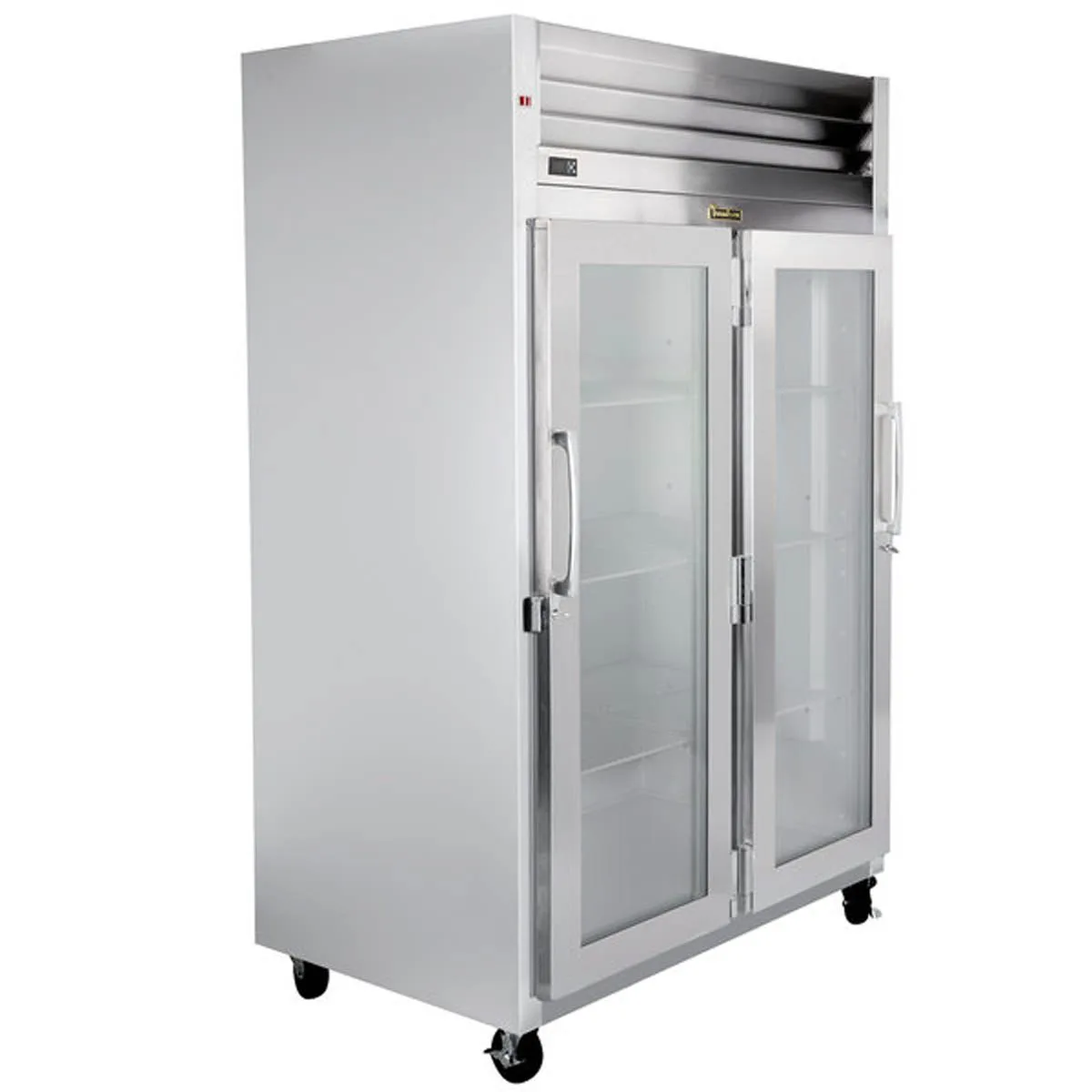 Traulsen G21011 52" 2-Section Reach-In Refrigerator w/ 2 Glass Doors (hinged right/left), Top Mount, 46.9 cu. ft.