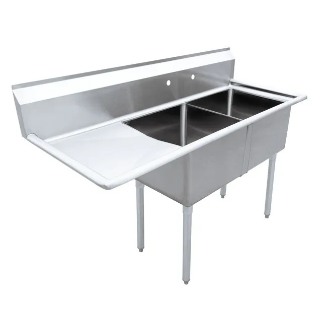 Omcan USA 43790 (2) Two Compartment Sink