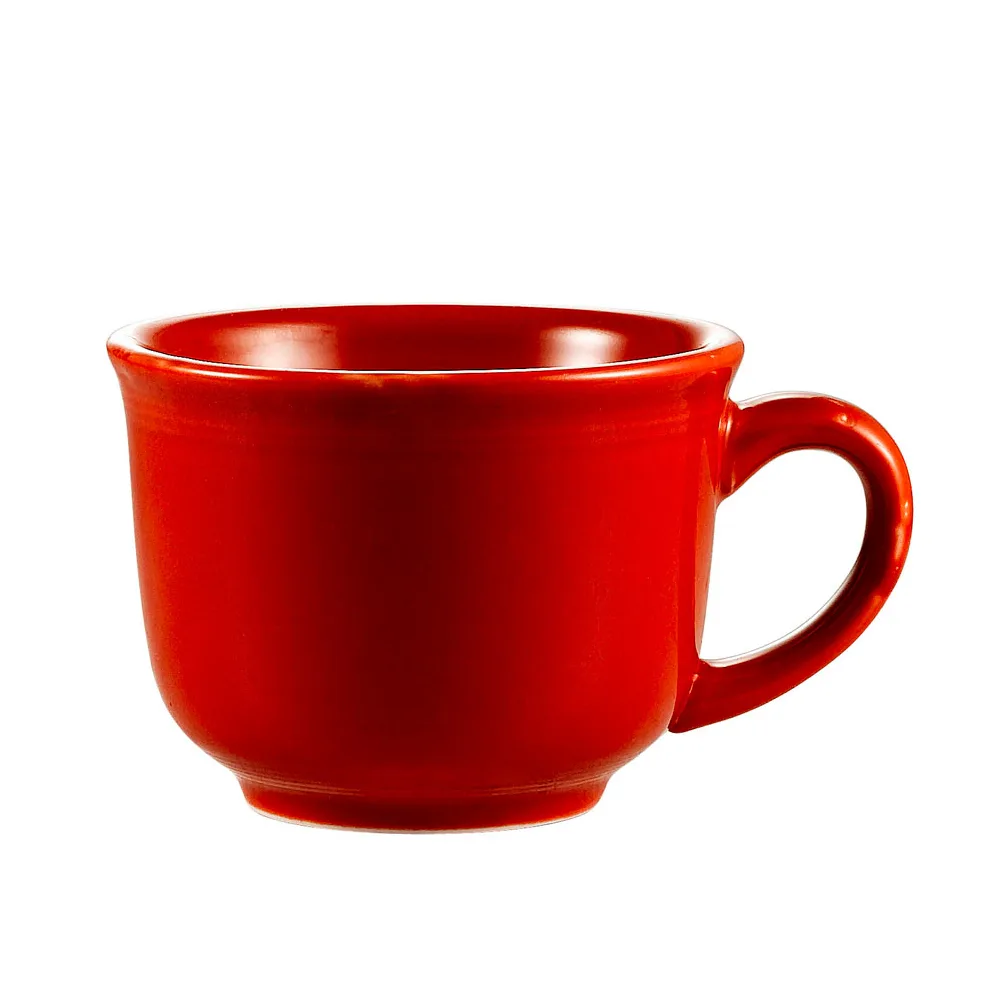CAC China TG-1-R Tango Coffee Cup, 7.5 oz, 3.5" Dia x 2.75" H, Porcelain, Microwave Safe - 1 Dozen