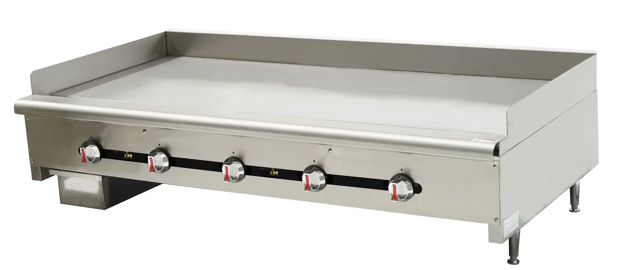 Comstock-Castle CCTG3124-1-C Countertop Gas Griddle - Thermostat/Solid State Controls, Carbon Steel
