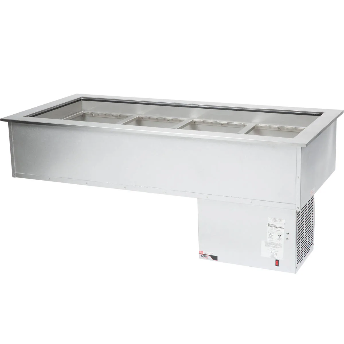 APW Wyott CW-4 Refrigerated Drop-In Cold Food Well Unit