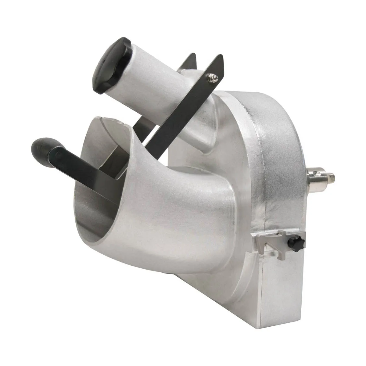American Eagle AE-VS12NH-M-1/4 Cutter, Cast Dual Hopper Matte, 1/4" Shredding Disc, Pusher, Fits #12 Hub
