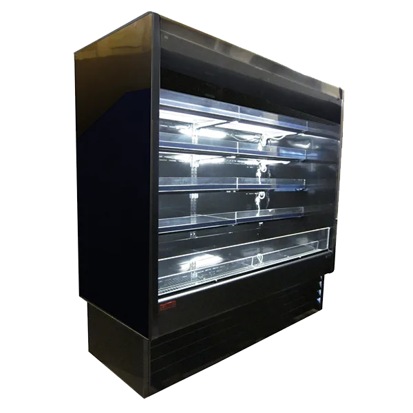 Howard-McCray R-OD35E-6S-B-SL 75" Multi-Purpose Open Air Merchandiser in Black