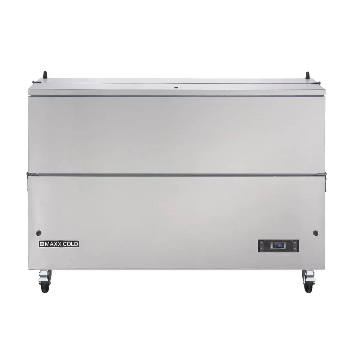 Maxx Cold MXMC58HC 58" Single Sided Milk Cooler, Cold Wall, 16 Crates Capacity