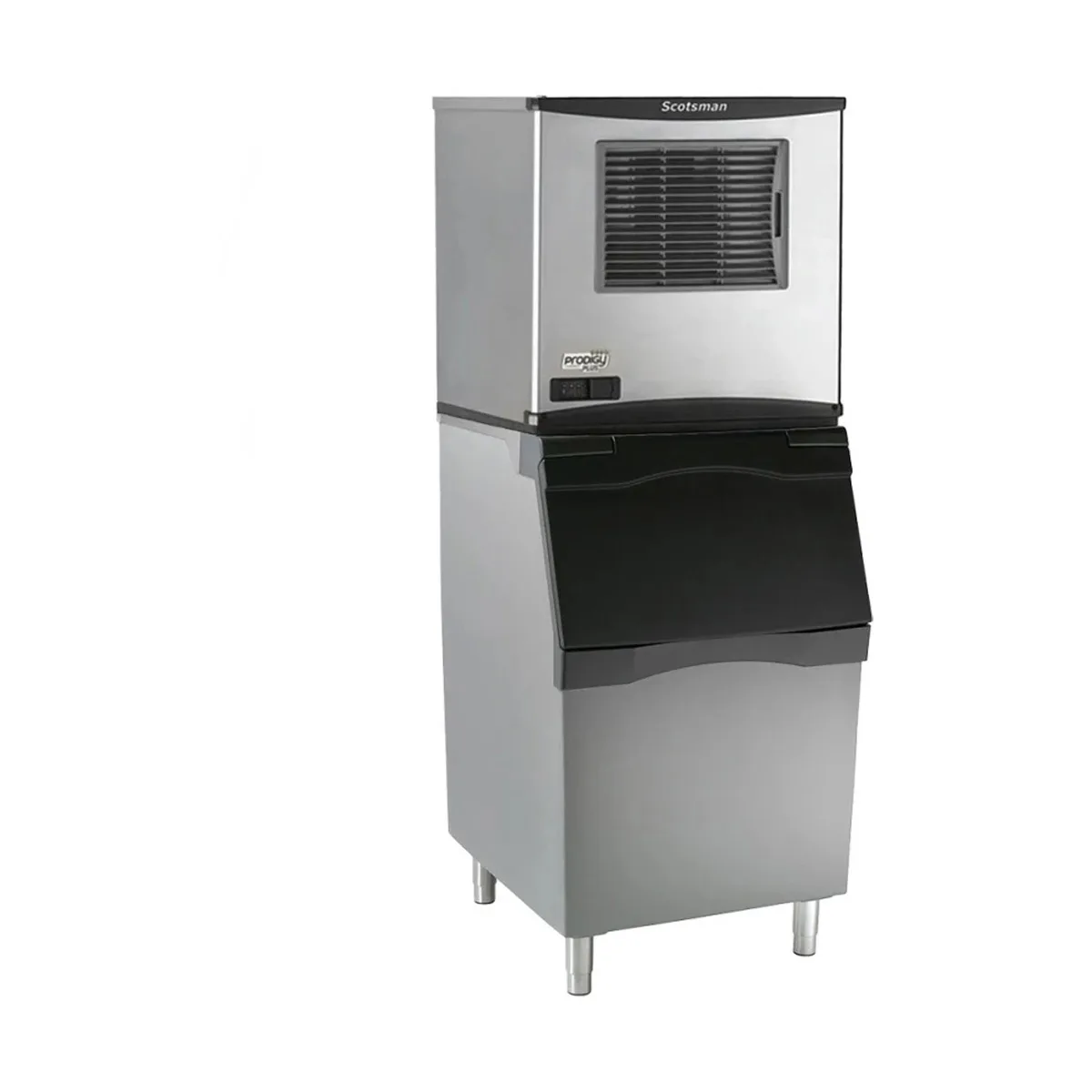 Scotsman NS0622AX-1/B530P/KBT27 Air Cooled Nugget 643 lb Ice Machine with Bin, 536 lb Plastic