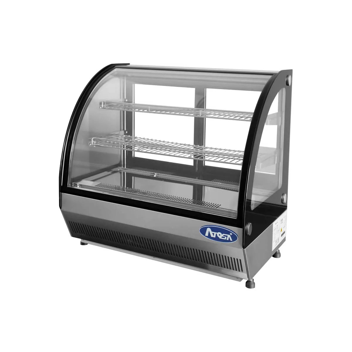Atosa USA CRDC-35 27" Countertop Refrigerated Display Case w/ Sliding Glass Door, 3.5 cu. ft.