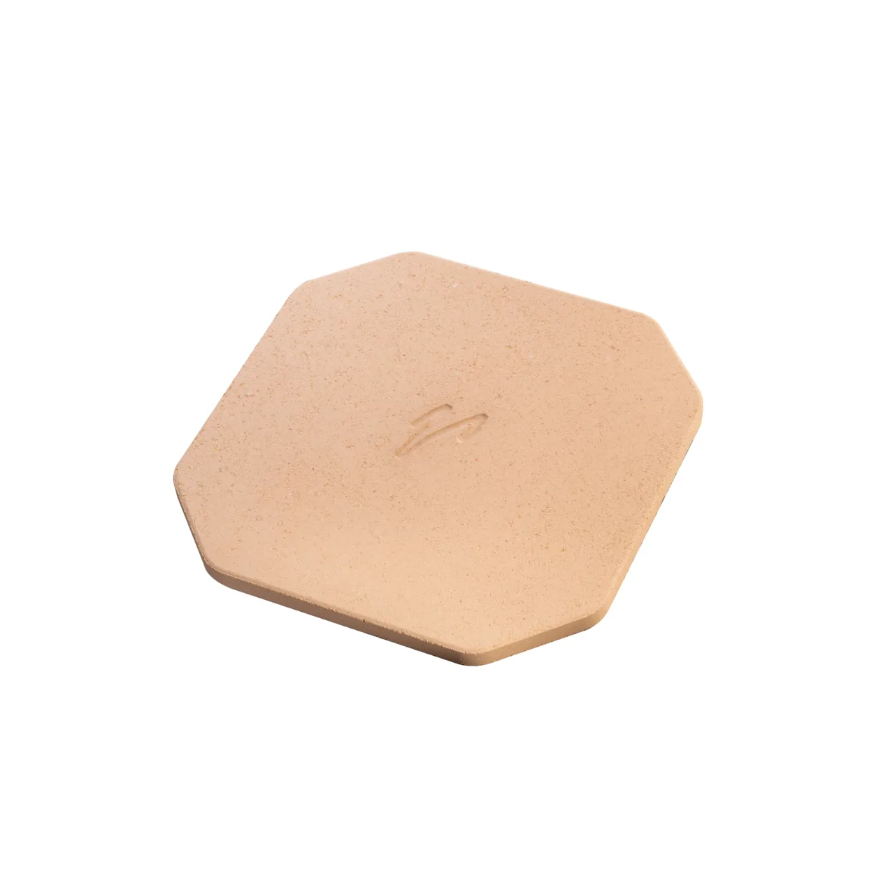 Omcan USA 48460 Pizza Stone, 13" x 13" Octagonal Ceramic Baking Surface for Crispy Pizzas