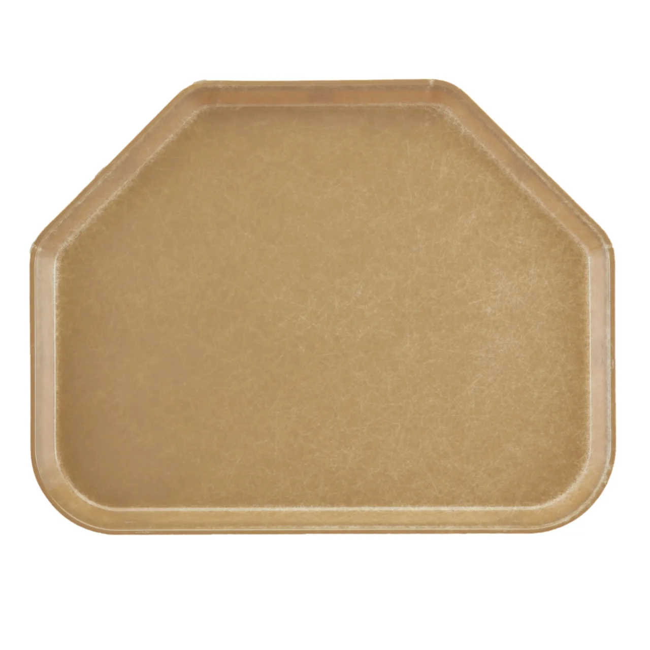 Cambro 1418TR514 Camtray Trapezoid Tray, 14" x 18", Fiberglass, Earthen Gold, NSF, Dishwasher Safe