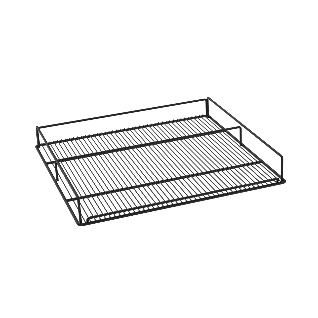 Beverage Air 412-071D-02 Wine Rack, Black Epoxy Coated, Holds 12 13×3.5in Bottles, 5 Shelves Door Section