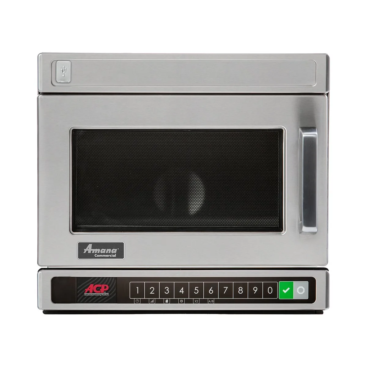 Amana HDC21Y2 2100W Heavy Duty Commercial Microwave Oven, 0.6 Cu. Ft., 208/240V