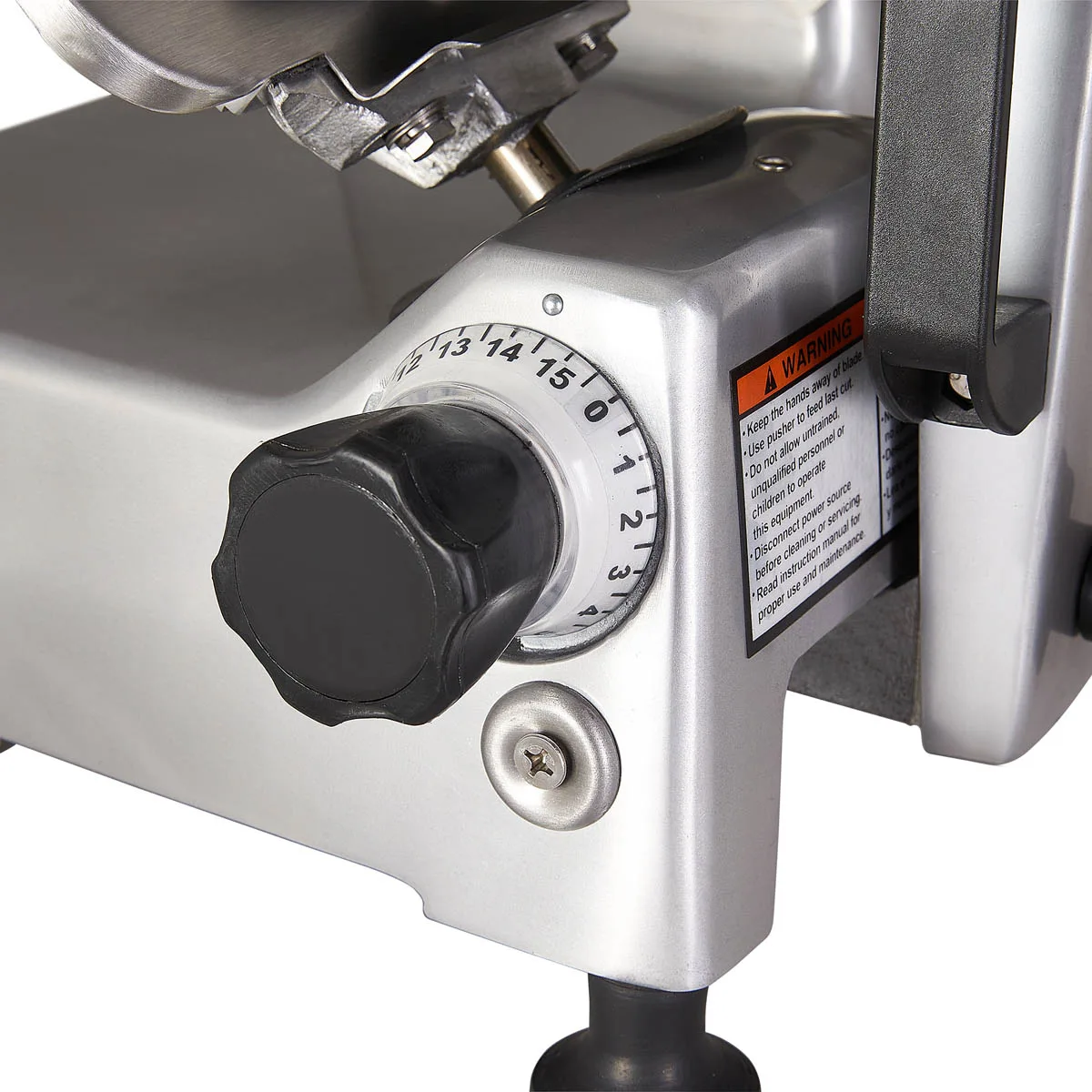 Pro-Cut KDS-10 Manual Feed Meat Slicer, 10" Chromium Steel Blade, 45° Gravity Feed, 1/3 HP, Anodized Aluminum Body