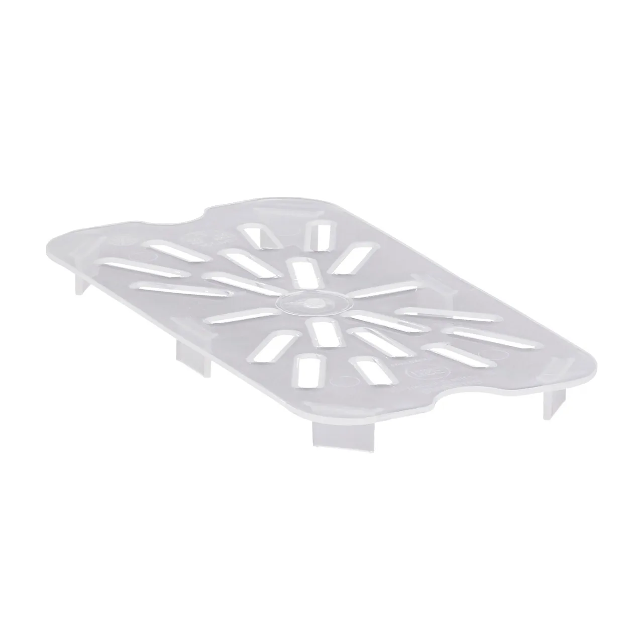 Cambro 40PPD190 Drain Shelf - 1/4 Size Clear PP Tray, Fits 42-, 44-, 46-PP Pans, NSF
