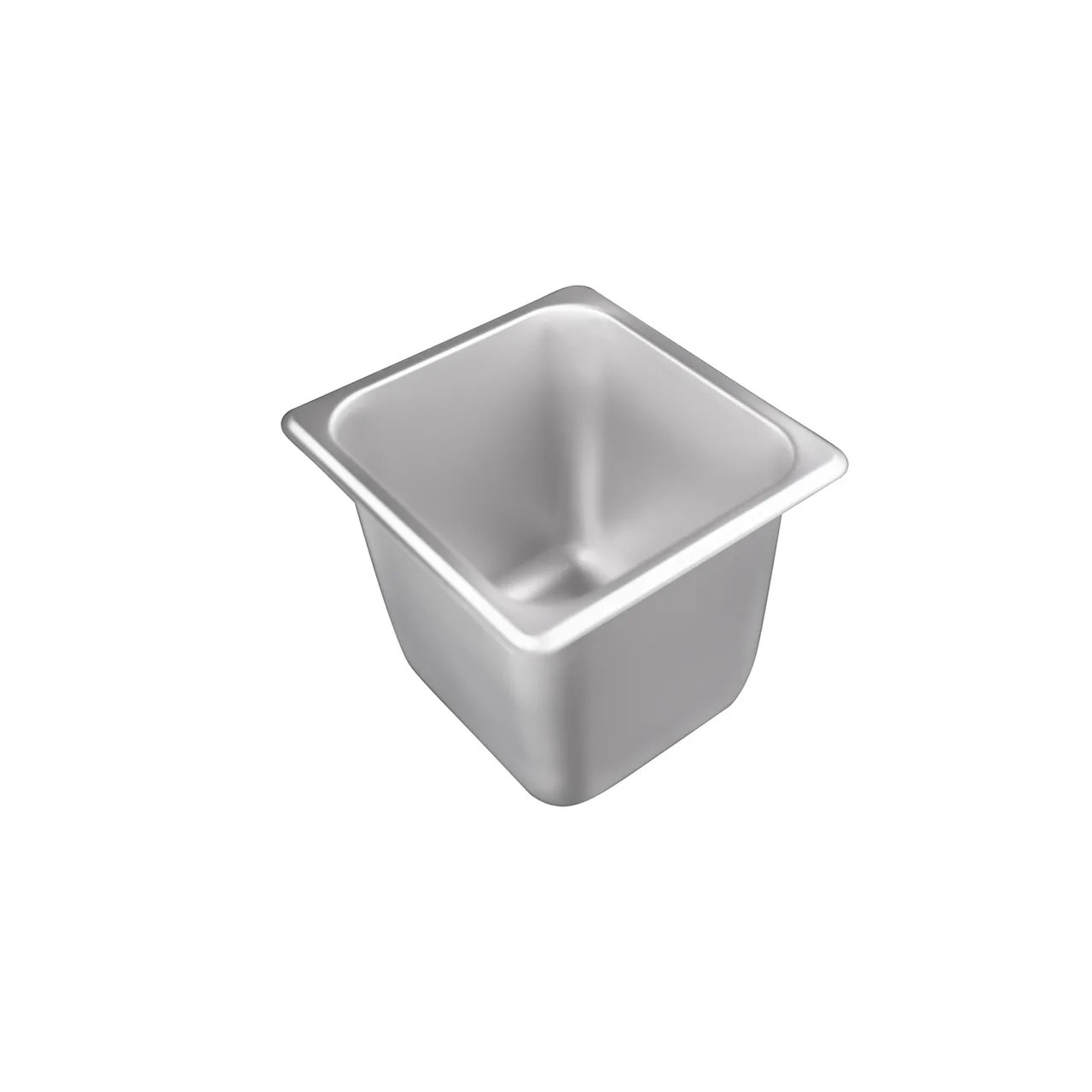 CAC China STPS-S25-6 Stainless Steel Steam Table Pan, 1/6-size, 6" Deep, 25 Gauge, Dishwasher Safe