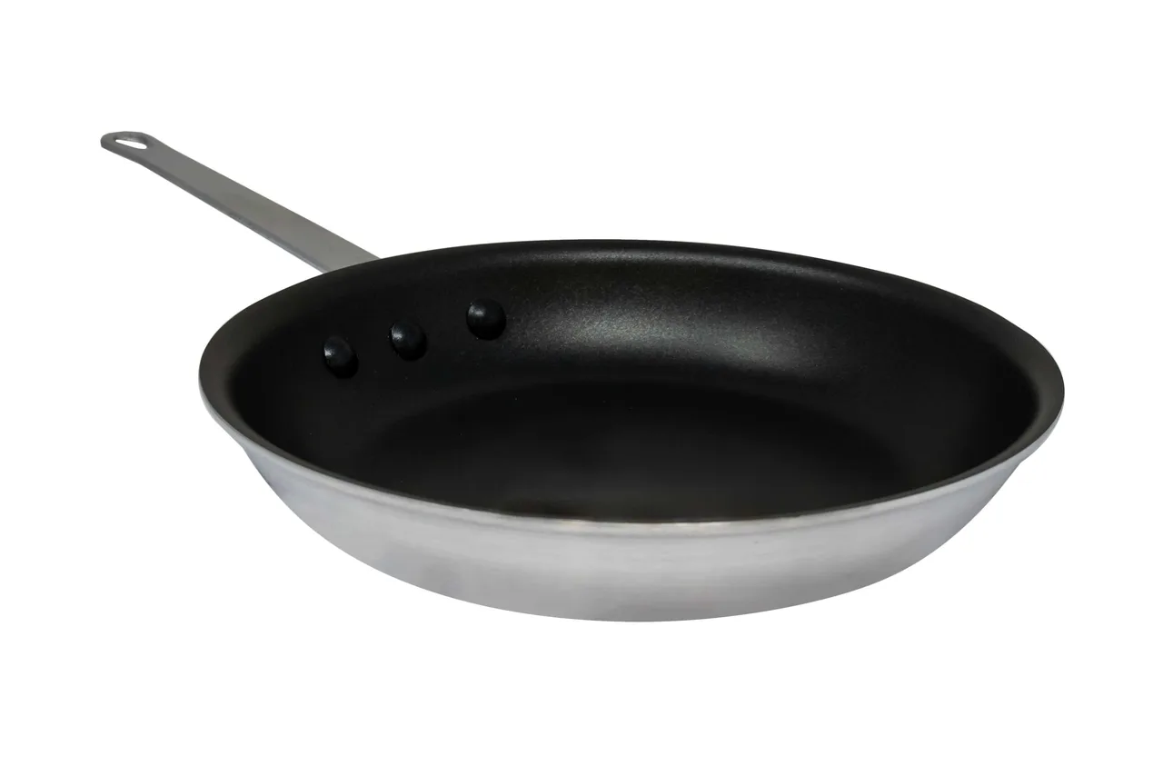 Omcan USA 43336 Fry Pan – 10" Non‑Stick Aluminum, Eclipse, 3.5 mm Thick, Riveted Handle, NSF