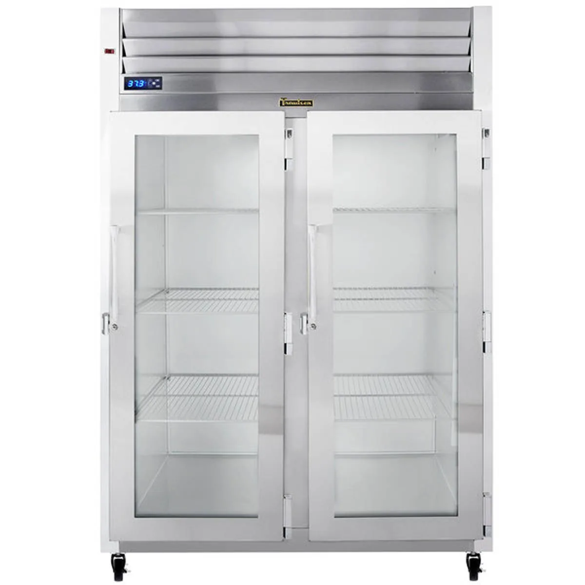 Traulsen G21012-032 52" 2-Section Reach-In Refrigerator w/ 2 Glass Doors (hinged right/right), Top Mount, 46.9 cu. ft.