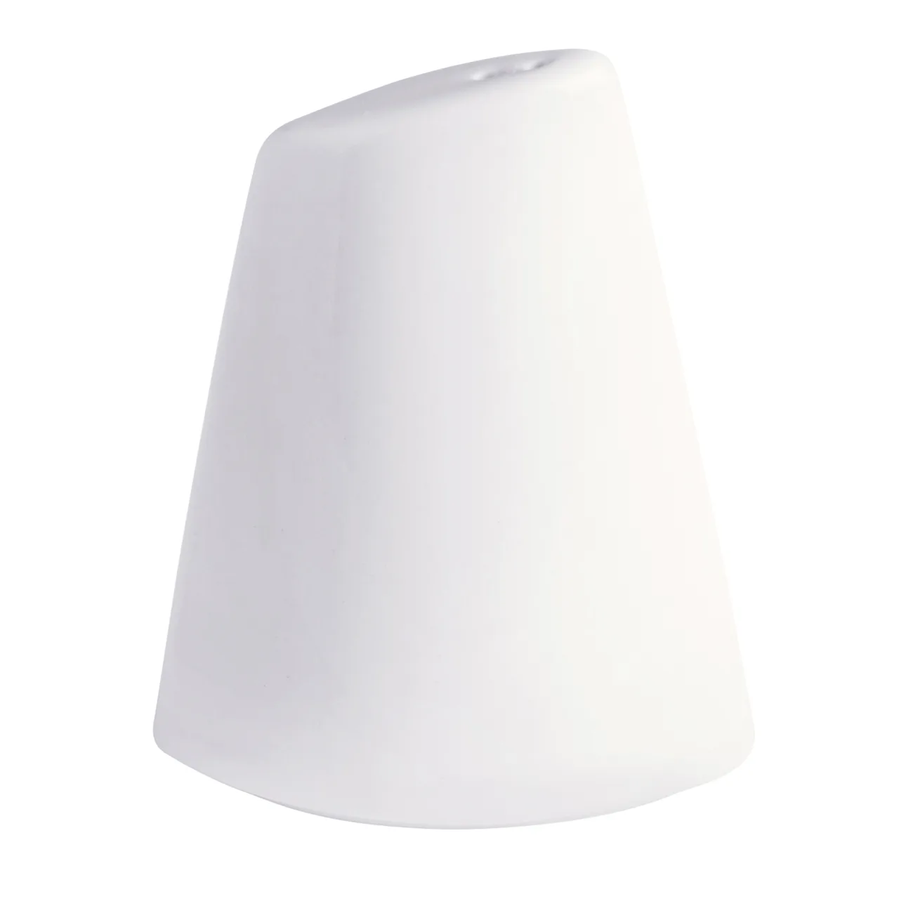 GET PA1101929912 Pepper Shaker, 2.5 oz, 3.5" White Porcelain, Safe to 380°F - Dozen