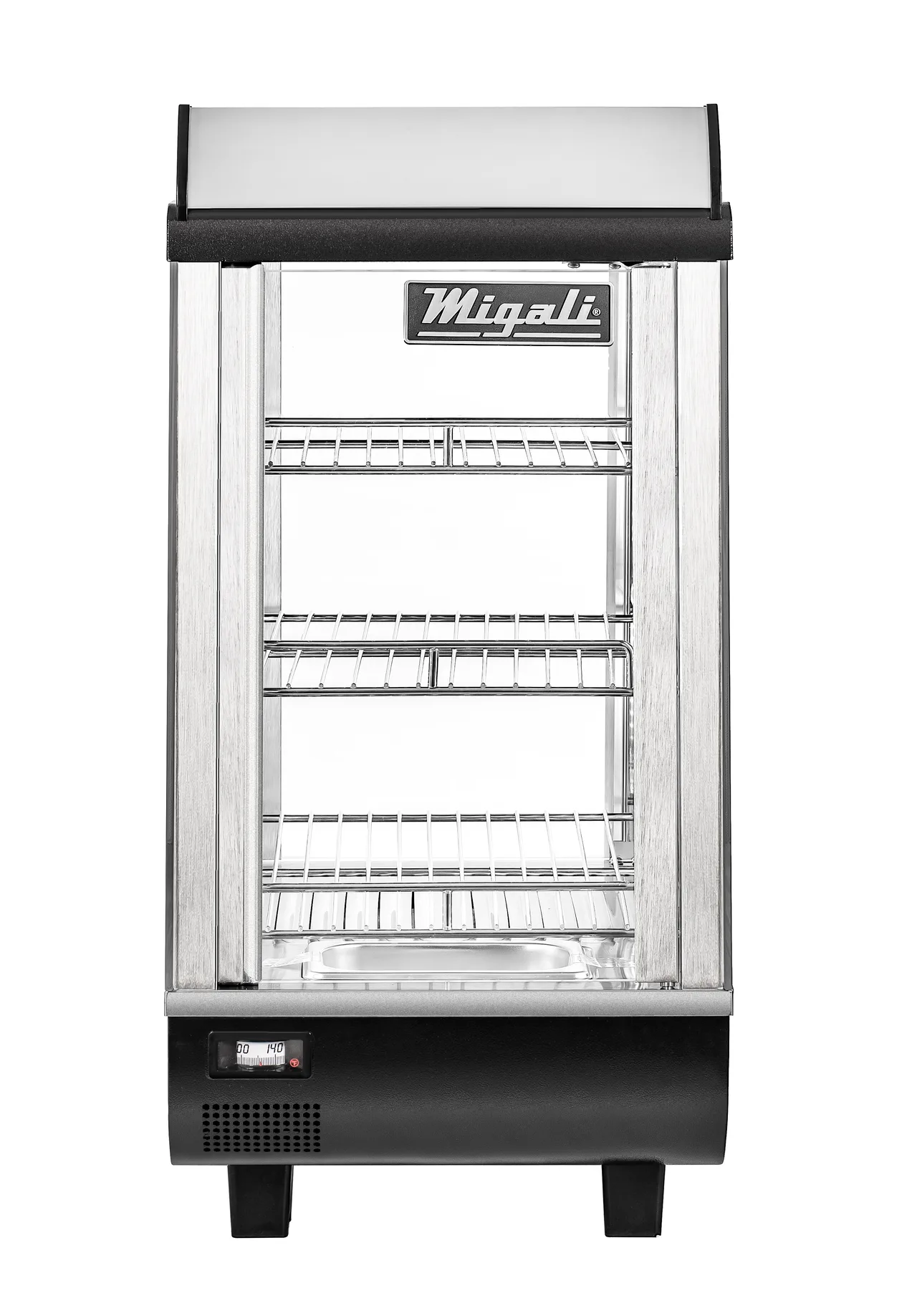 Migali C-HCT14-S 13.4" Competitor Series® Heated Countertop Display Case, 2.6 cu. ft.