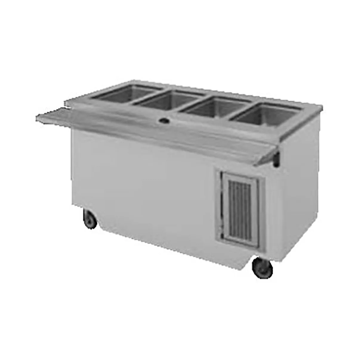 Randell RANFG HTD-6B 86" Electric Hot Food Table, (6) Hot Food Wells