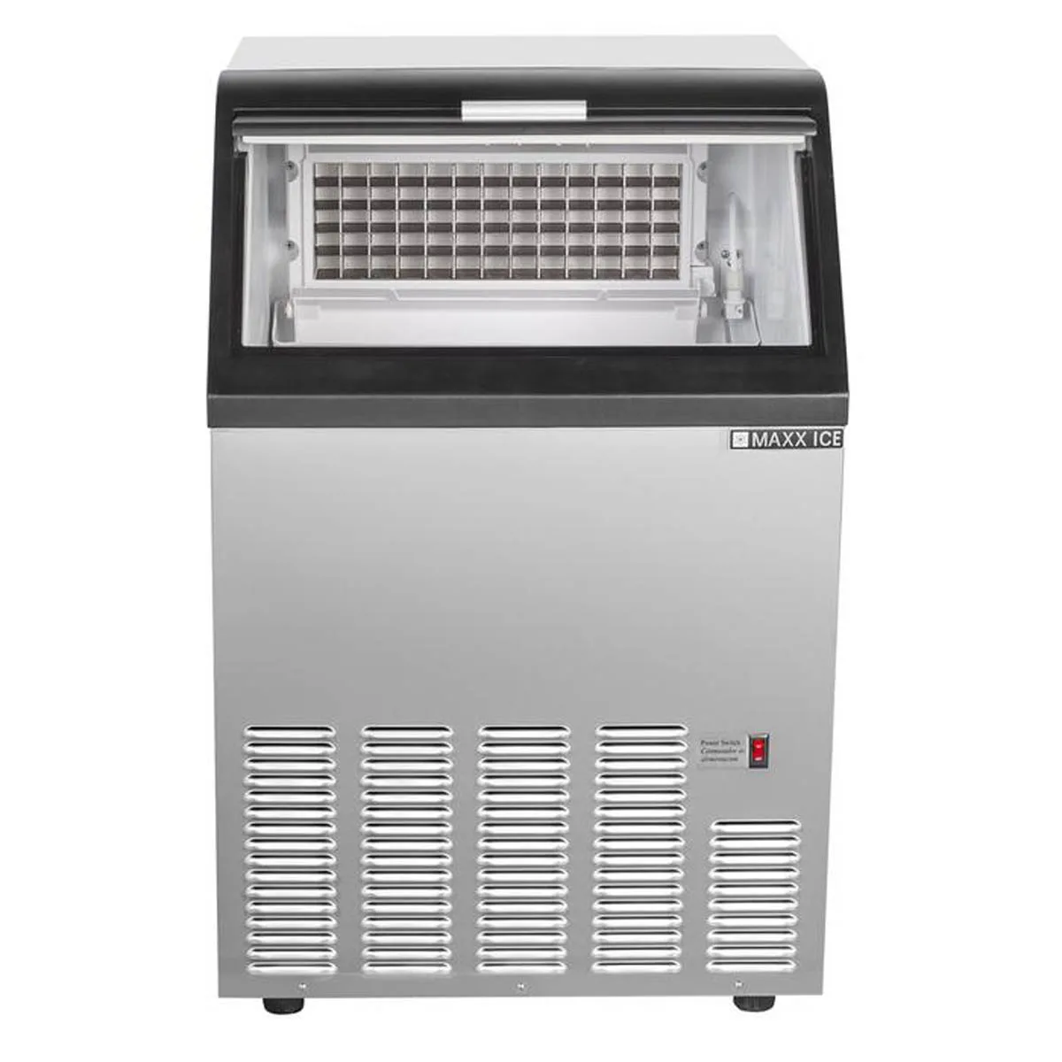 Maxx Ice MIM120 22" Air Cooled Full Cube 120 lb Undercounter Ice Machine with 35 lb Bin