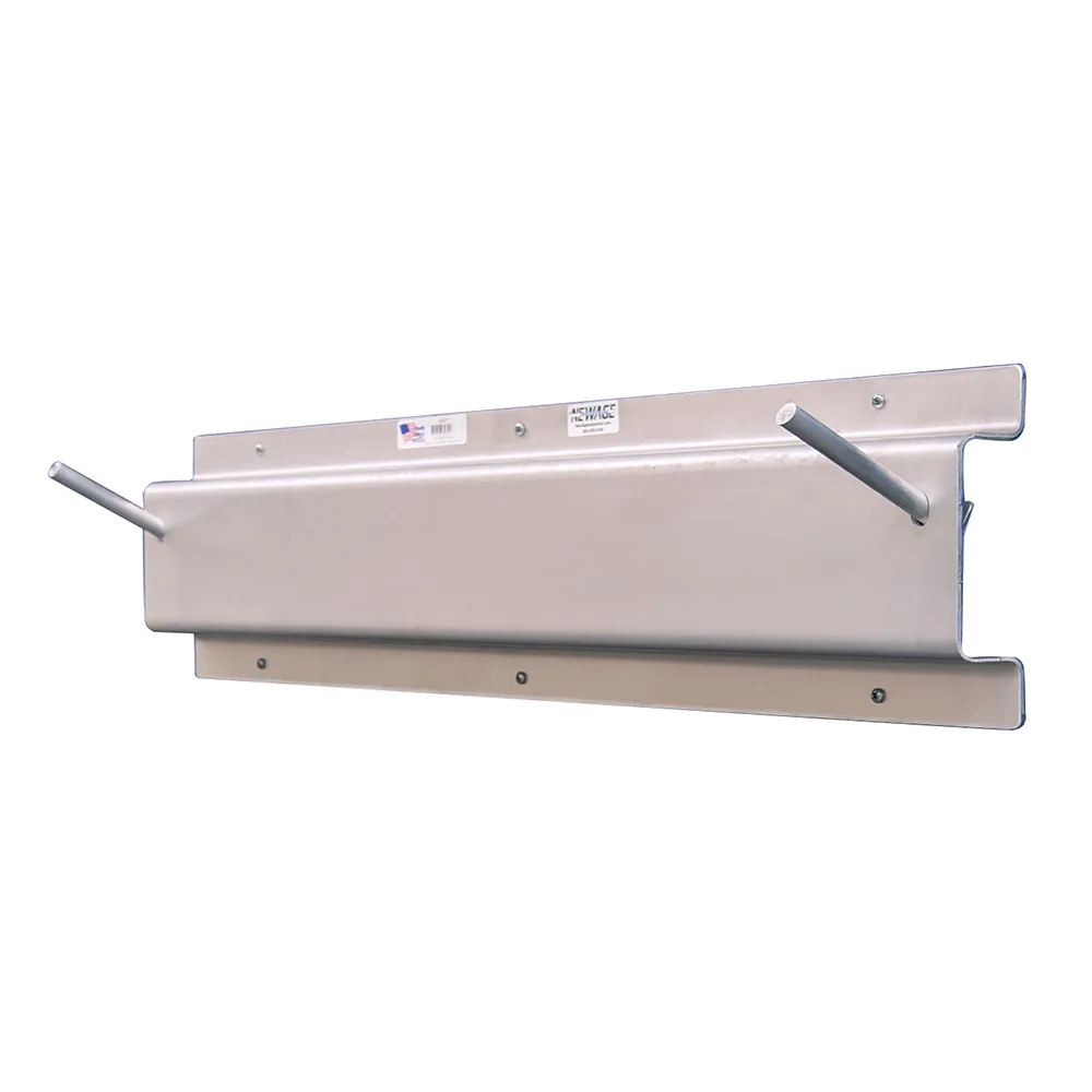 New Age 52677 Wall Mount Mat Rack - 42"W x 7"D x 10"H
