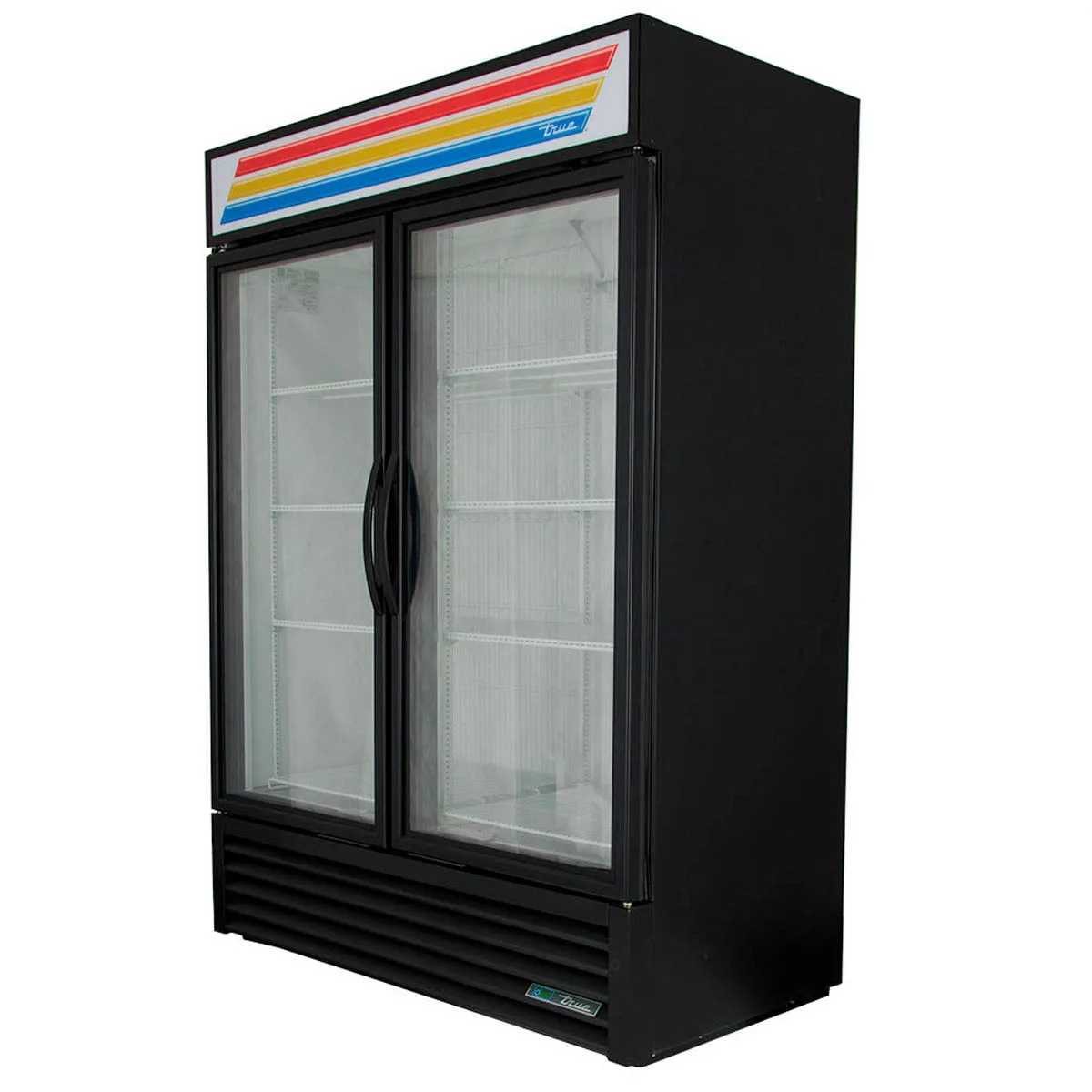 True GDM-49F-HC~TSL01 54" 2 Glass Swing Door Merchandiser Freezer in White