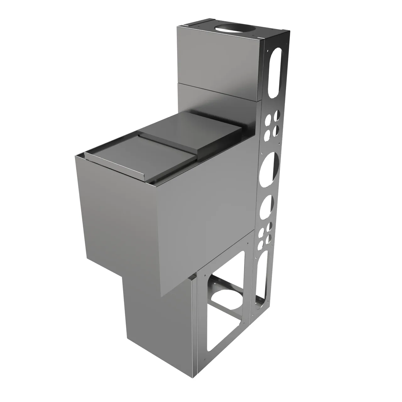 BK Resources UBDW-18-IB12 Underbar Ice Bin, 12"L X 23.75"W, 33 Lb. Capacity