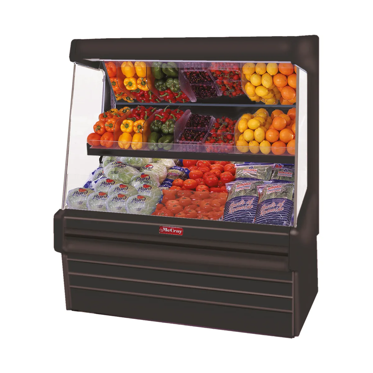 Howard-McCray SC-OP30E-4L-B-LED 51" Refrigerated Produce Display Case, Black