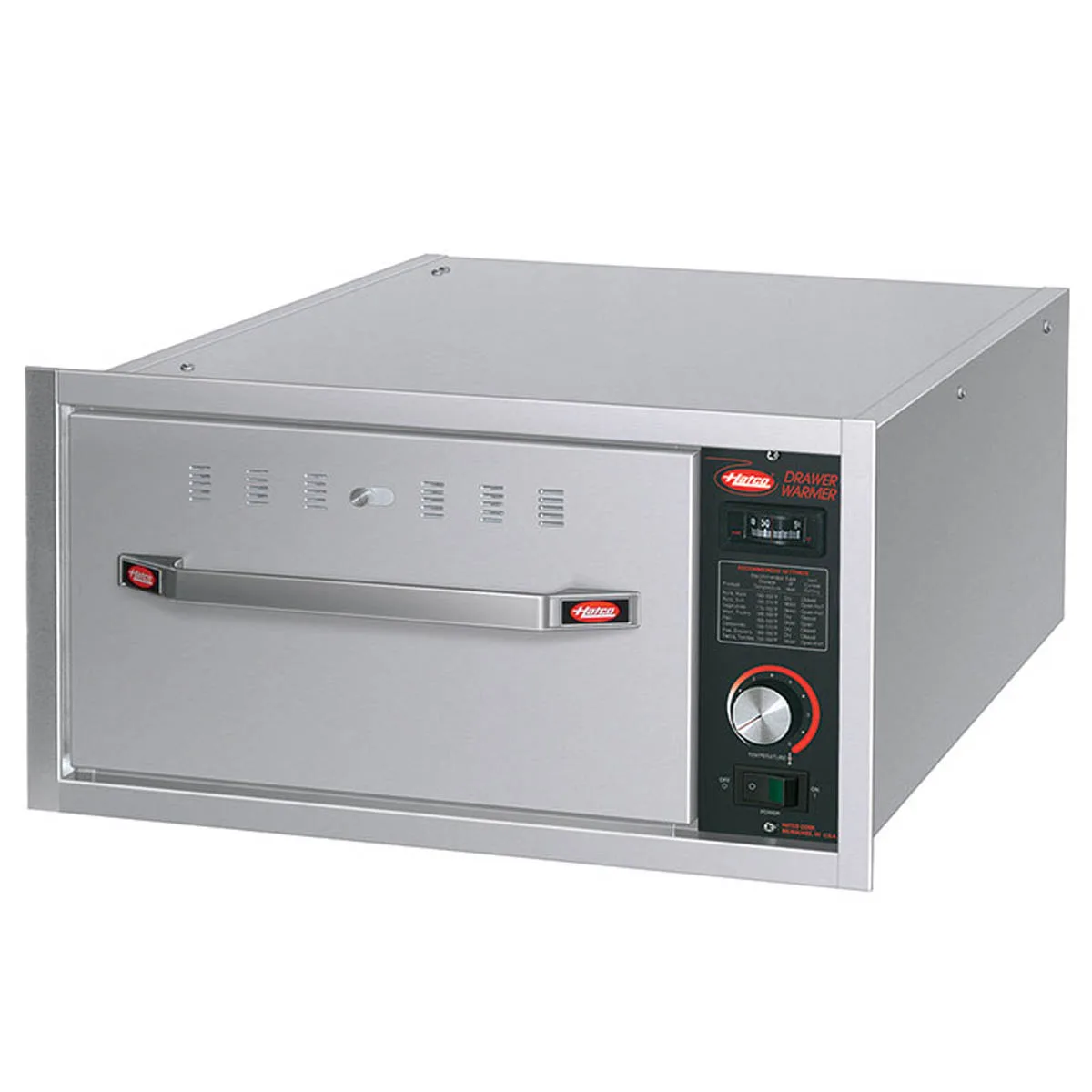 Hatco HDW-1BN Warming Drawer Unit, Built-In, Narrow, One Drawer