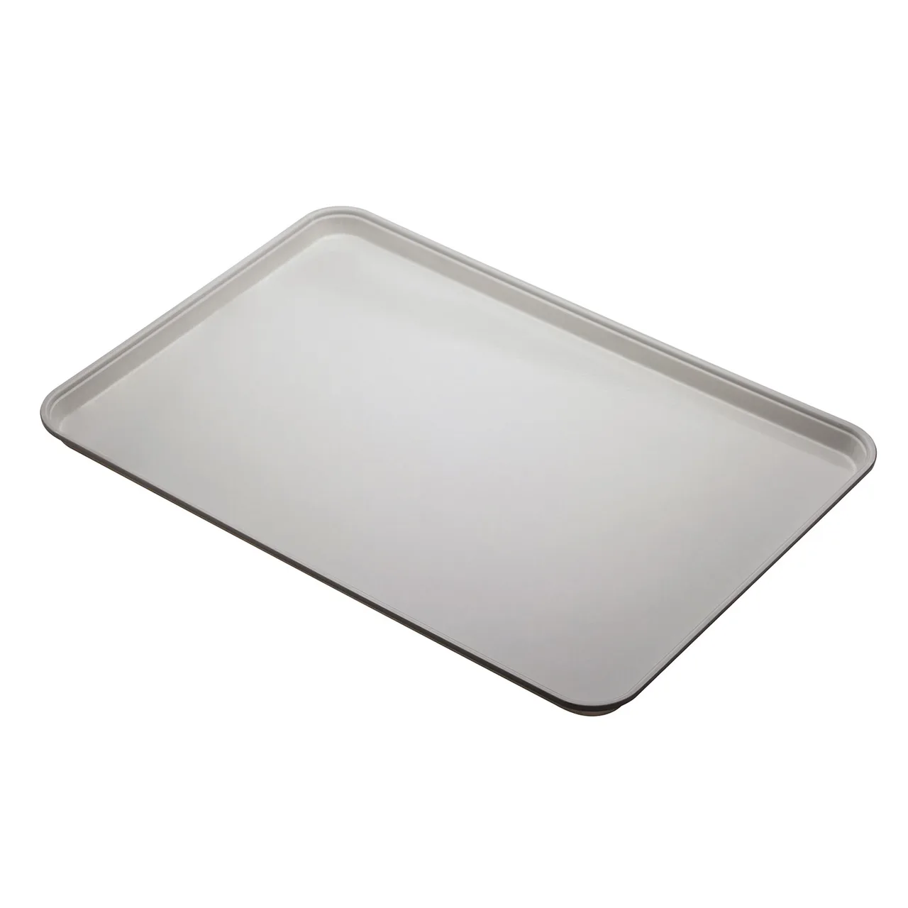 Cambro 3253CL676 Camlite Tray – 12-3/4" x 20-7/8" White Rectangular Fiberglass, Lugs/Dri‑Stak, NSF