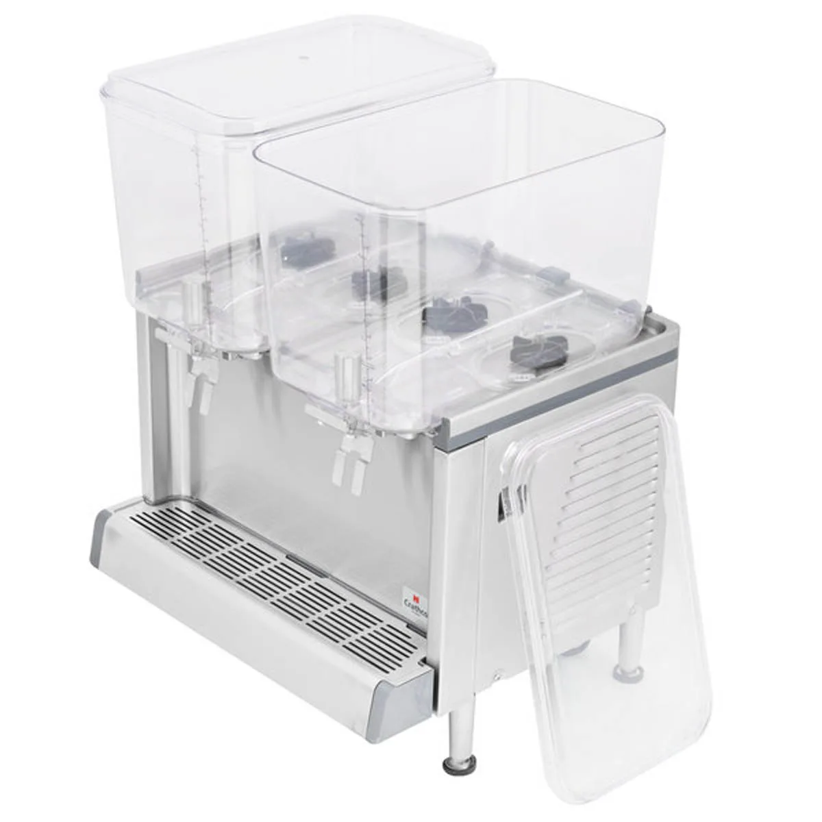 Crathco CS-2D-16-290 Beverage Dispenser with 2 Bowls / Agitator Type - 4.75 Gal (each) - 1/10 Hp