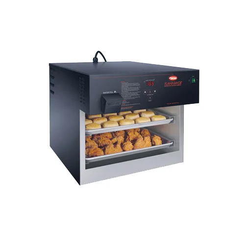 Hatco FSHACH-2 Flav-R-Savor Air Curtain Heated Cabinet, Countertop, 2-Tier Slides, Humidified Heat, Auto Fill