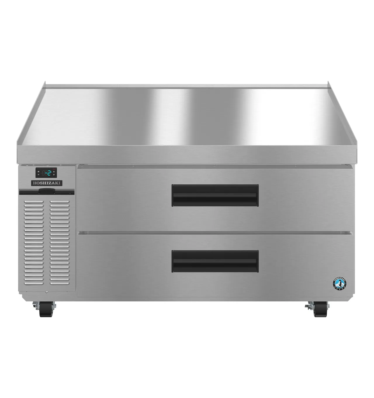 Hoshizaki CF49B-L 49" 2 Drawers Freezer Chef Base, Marine Edge, 9.74 cu. ft., Stainless Steel, R290