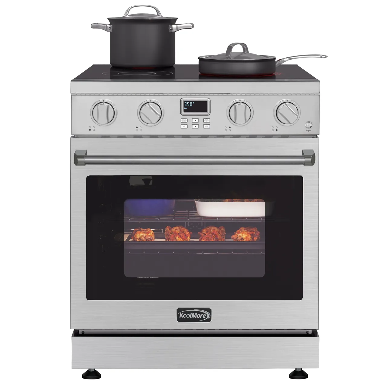 Koolmore KM-EPR-30AP-SS Professional Electric Range, 30"W X 30"D X 36"H