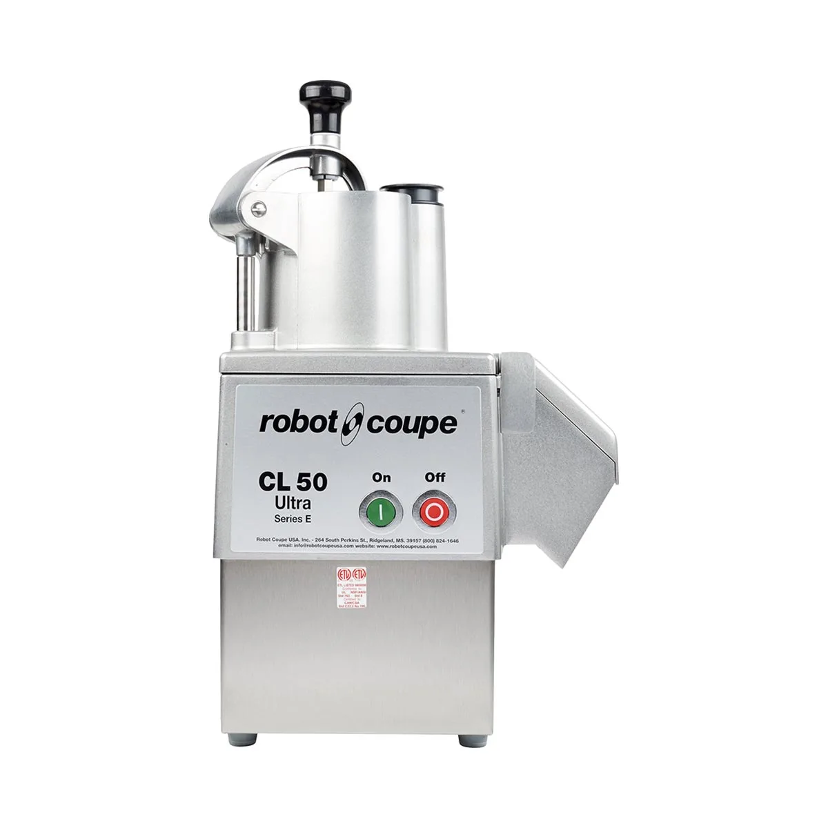 Robot Coupe CL50EULTRA Continuous Feed Food Processor, 2 Discs Included, 1.5 HP