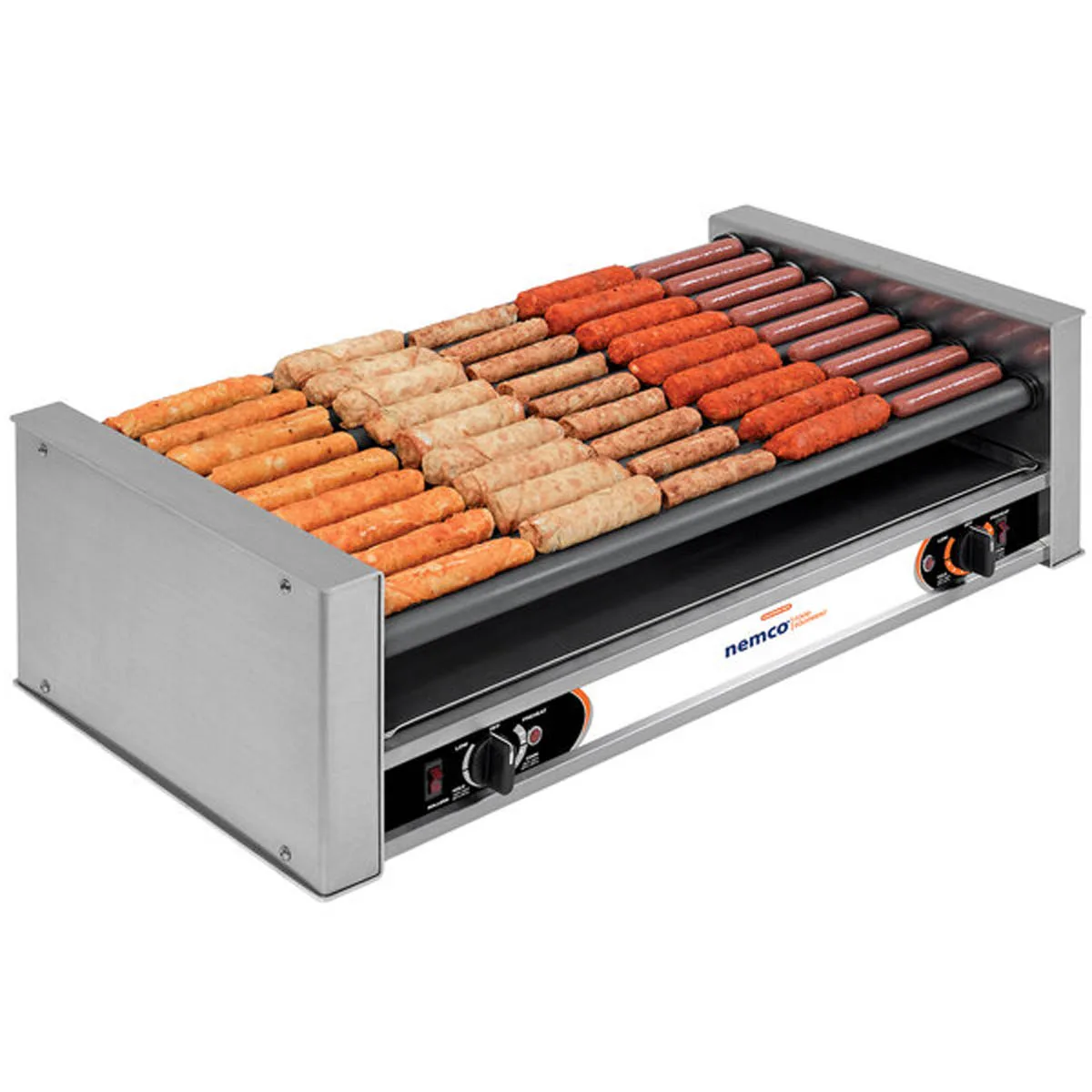Nemco 8045W-SLT Roll-A-Grill® Hot Dog Grill, Roller-Type