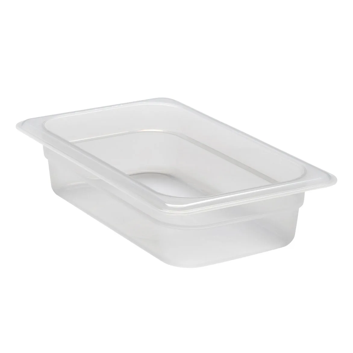 Cambro 42PP190 - 1/4 Size Polypropylene Food Pan, 2-1/2" Deep, Translucent, NSF