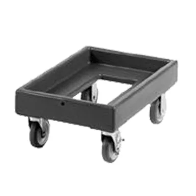 Cambro CD160615 Camdolly Charcoal Gray Milk Crate Dolly w/ 300 lb Capacity