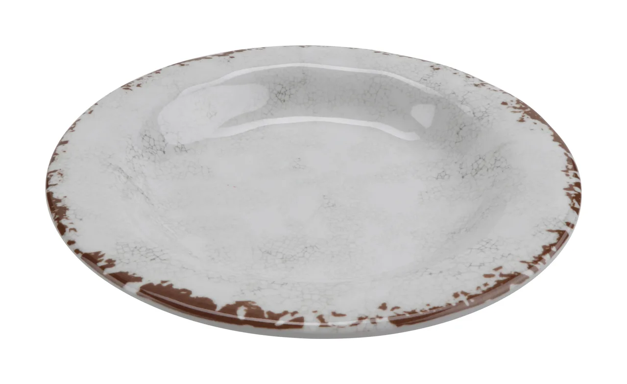 GET B-110-FM 10‑Oz Enamelware Bowl for Salad, Pasta & Soup, 6.7"W x 10"D x 6.70"H - Dozen