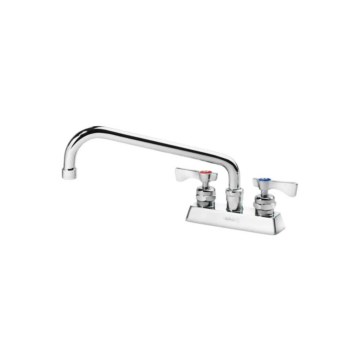 Krowne 15-310L Royal Series Low Lead Deck Mount Faucet w/ 4" Centers, 10" Swing Spout