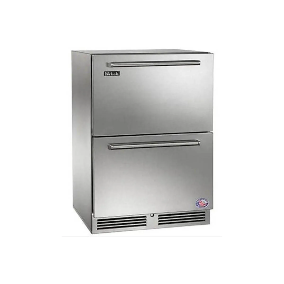 Perlick HB24RS-SD-STK 23 7/8" Undercounter Refrigerator, (1) Section & (2) Drawers