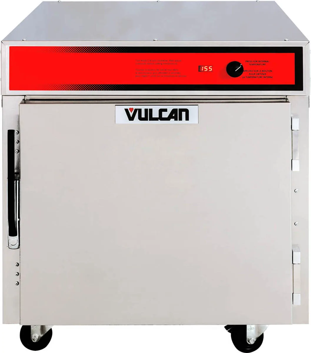 Vulcan VBP5ES 1-Section Solid Door Heated Holding Cabinet, 5-Pan (18"x26") or 10-Pan (12"x20") Capacity, Stainless Steel
