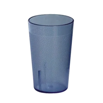 Omcan USA 80331 Pebbled Tumbler, 8 Oz (1 Cup) Blue Textured Plastic, BPA‑Free Beverageware