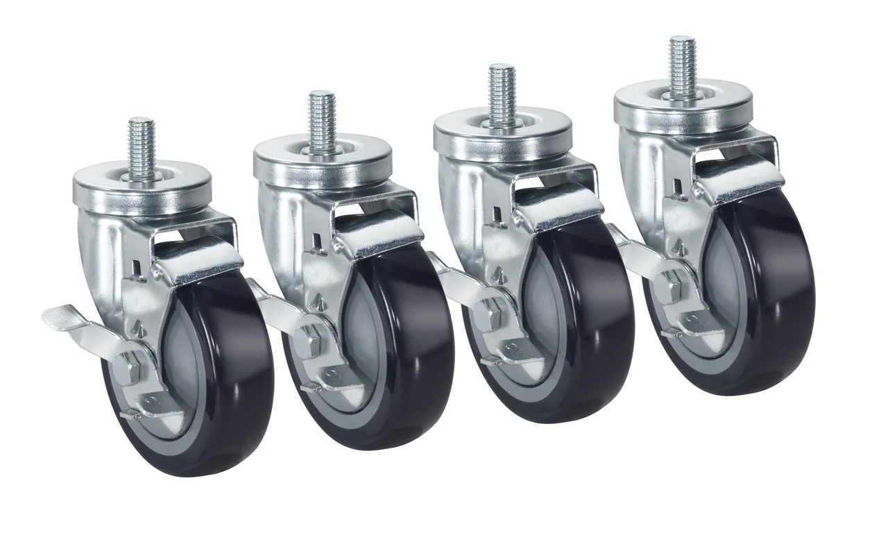Krowne 28-144S Krowne Threaded Stem Caster, 1/2" 13 Threaded Stem Caster