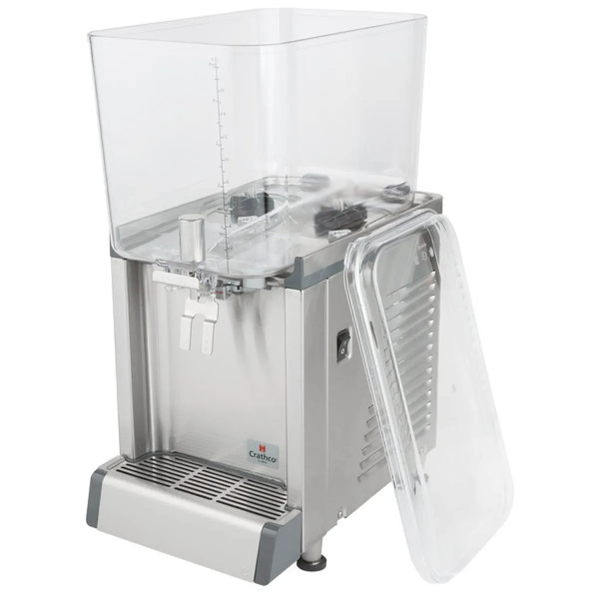 Crathco CS-1D-16-290 (BPA FREE) Beverage Dispenser with Bowl, Agitator - 4.75 Gal (each) - 1/10 Hp