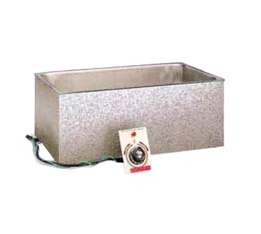 APW Wyott BM-80CDS Bottom Mount 13" Insulated Hot Food Well with Drain & Square Corners