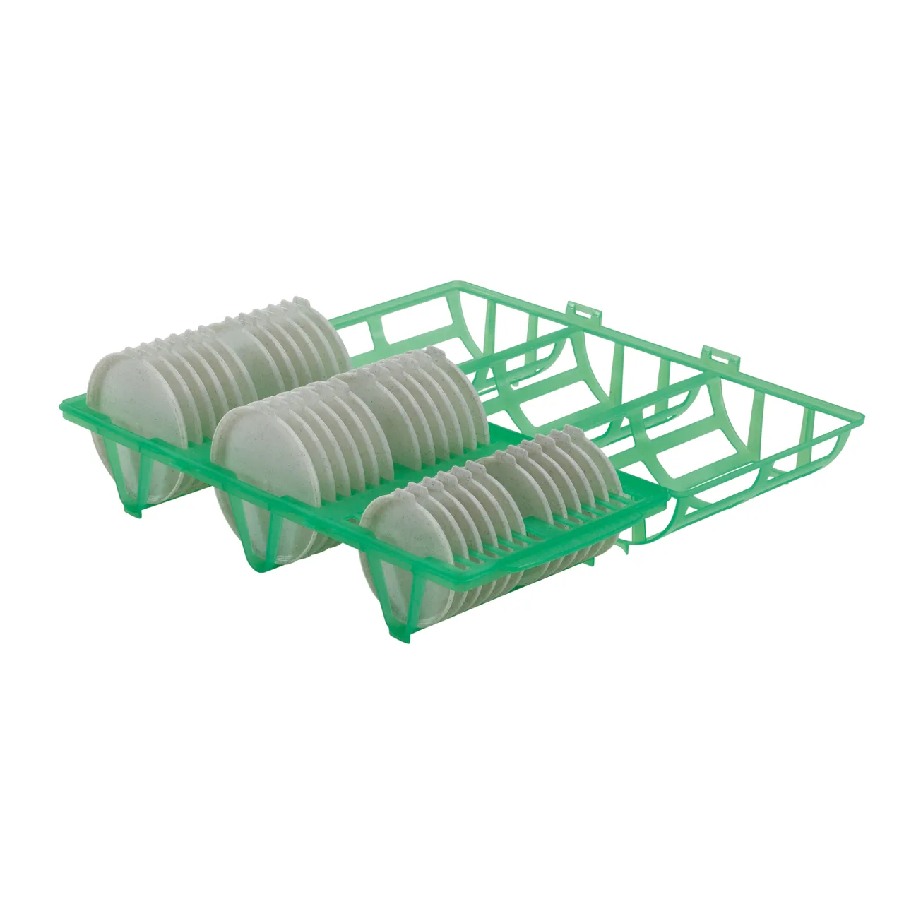 Cambro CLRWSR36452 Camrack Wash & Store Rack Lids, 8-1/4" x 17-7/8" x 5-1/2" Kelly Green