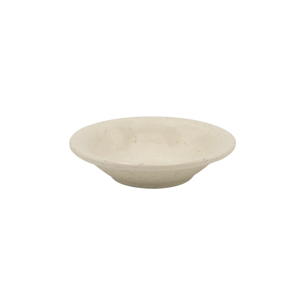 CAC China MLJSP-11 Jasper Fruit Dish Bowl, 5 oz (4.9" dia), Melamine, Black/Cherry - 1 Dozen